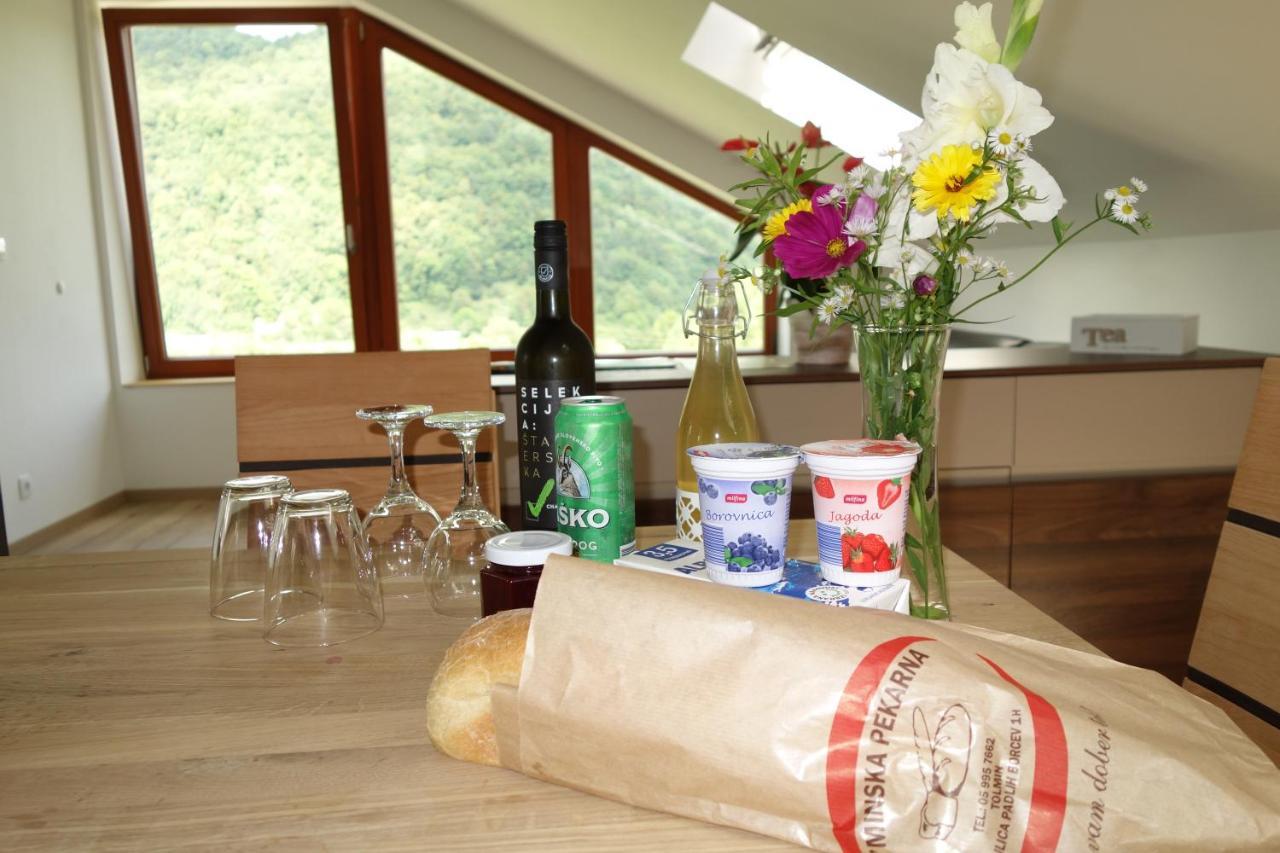 Ferienwohnung Hisa Lenart Tolmin Exterior foto